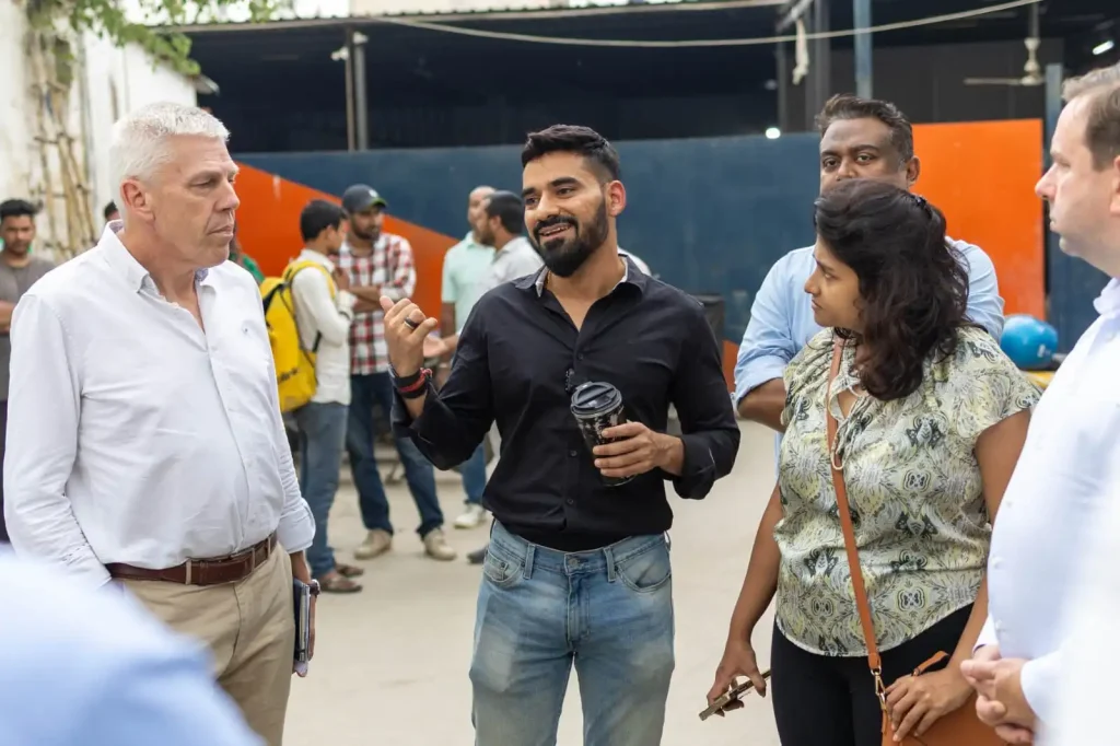 Zypp founder Akash Gupta with shell foundation